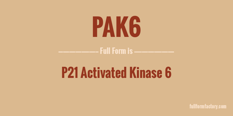 pak6-full-form