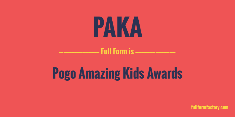 paka-full-form
