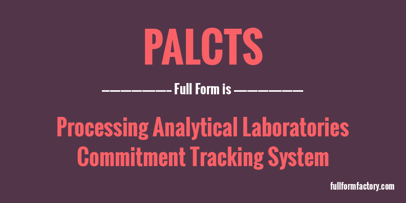 palcts-full-form