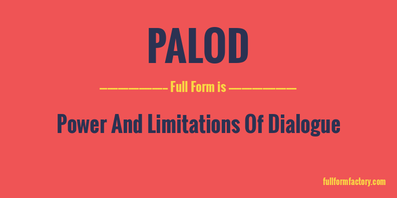 palod-full-form