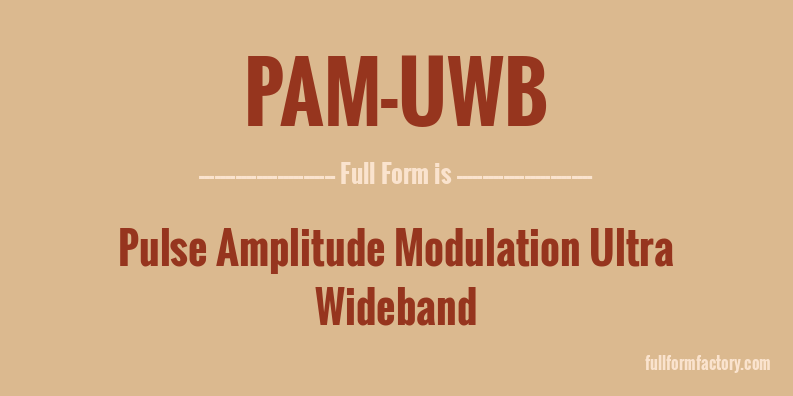 pam-uwb-full-form
