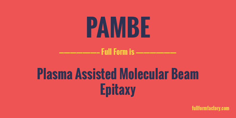 pambe-full-form