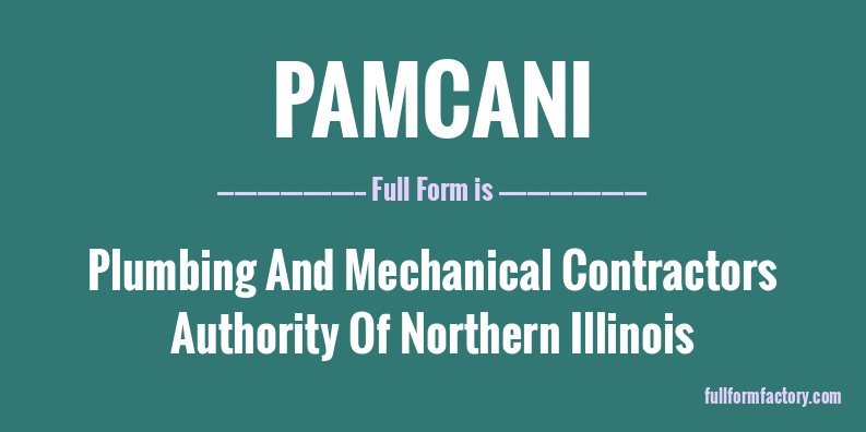 pamcani-full-form