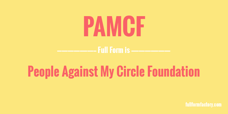 pamcf-full-form