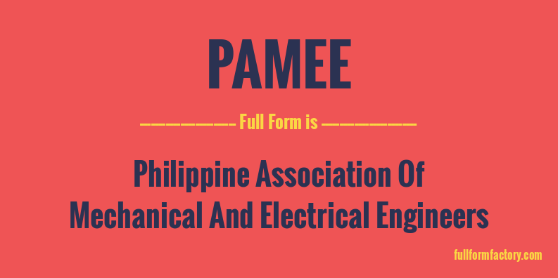 pamee-full-form