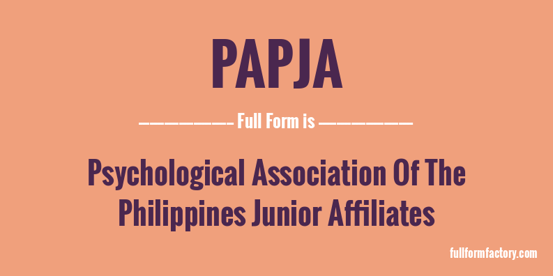 papja-full-form