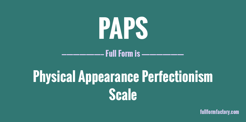 paps-full-form