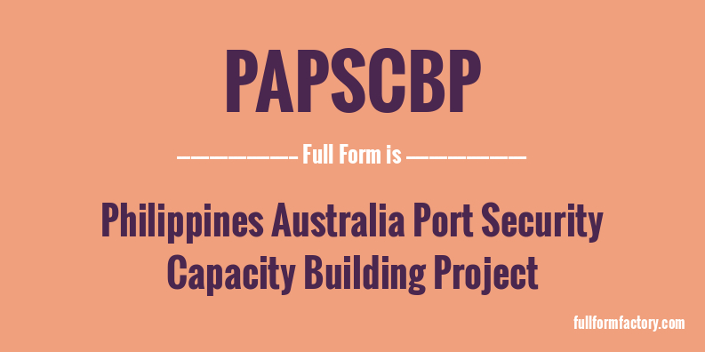 papscbp-full-form