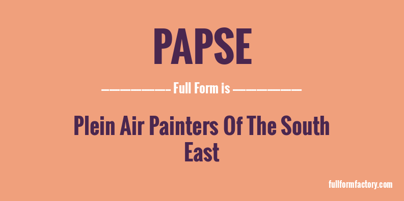 papse-full-form