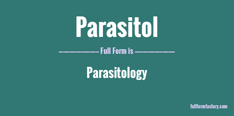 parasitol-full-form