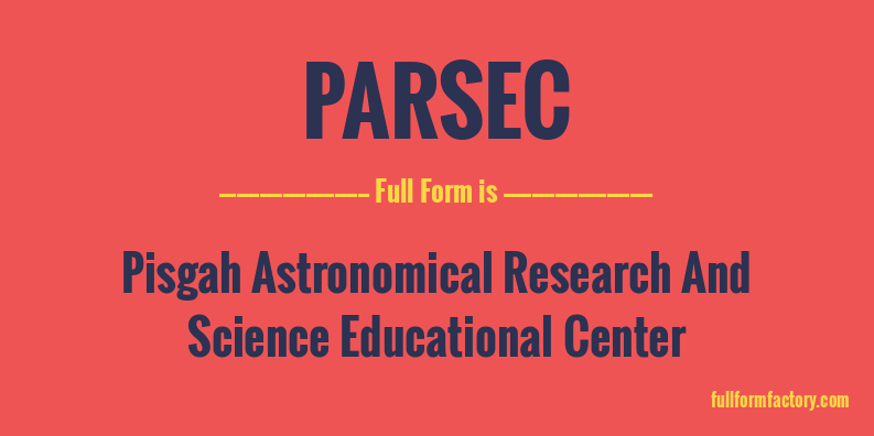 parsec-full-form