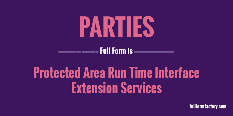 parties-full-form