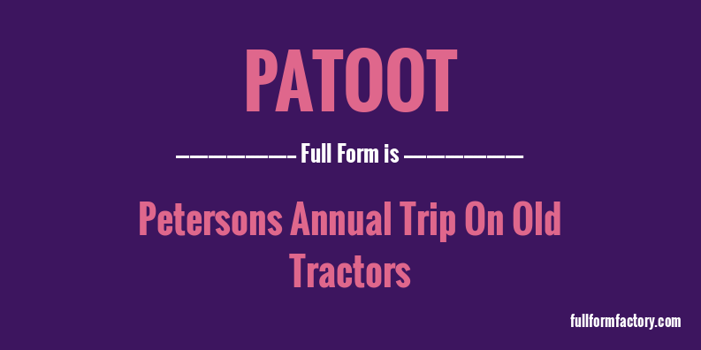 patoot-full-form