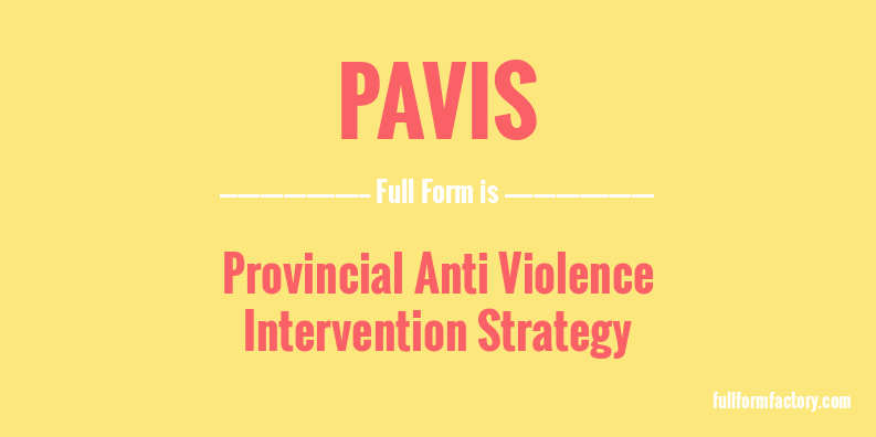 pavis-full-form