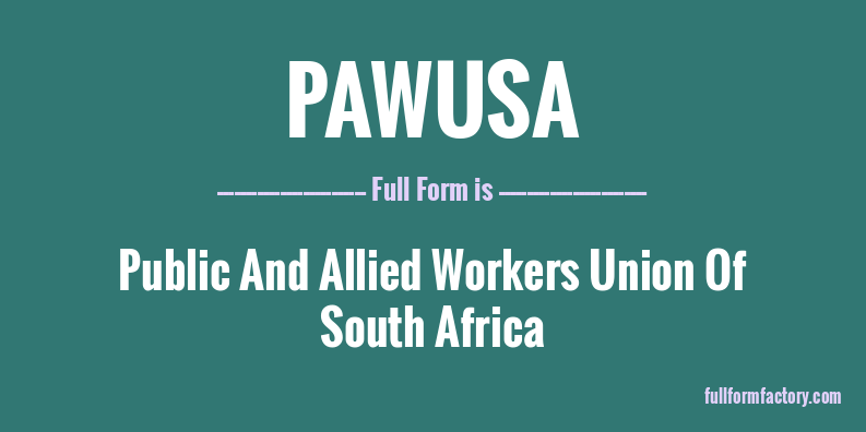 pawusa-full-form
