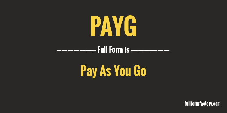 payg-full-form