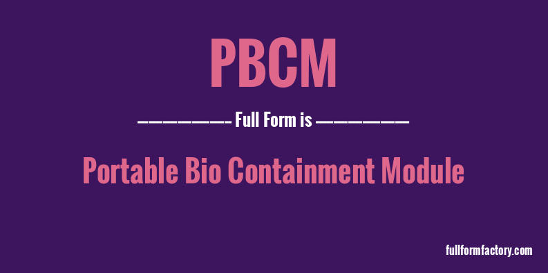 pbcm-full-form