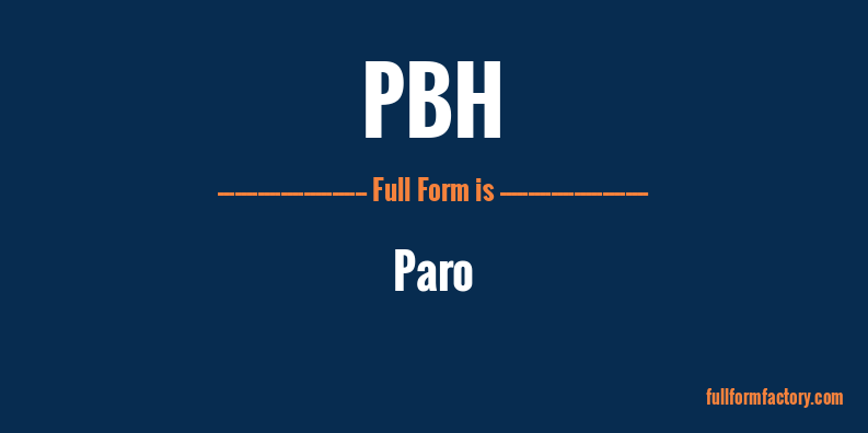 pbh-full-form