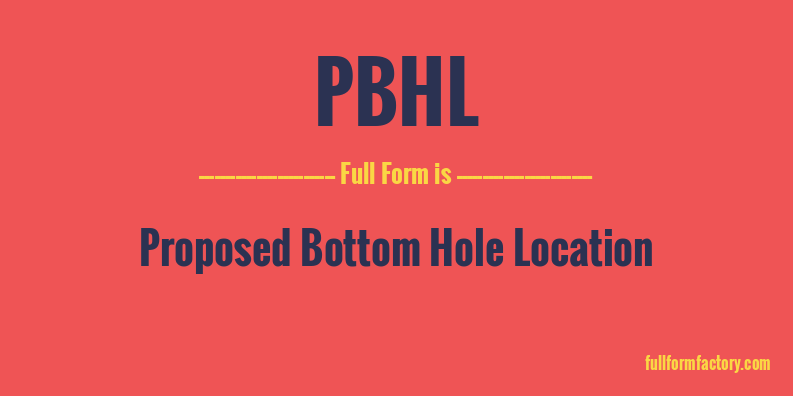 pbhl-full-form