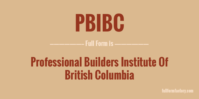 pbibc-full-form