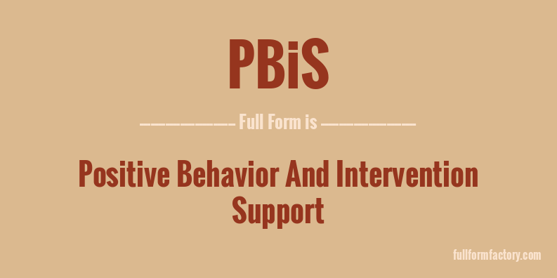 pbis-full-form