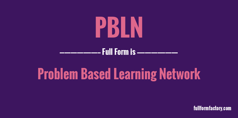 pbln-full-form