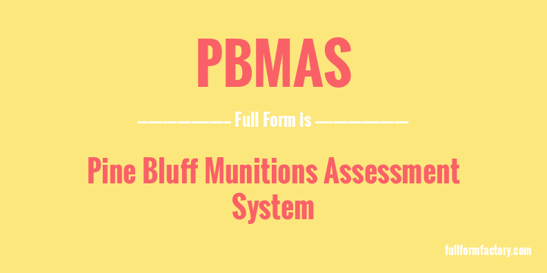 pbmas-full-form