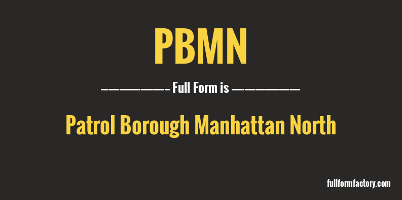 pbmn-full-form