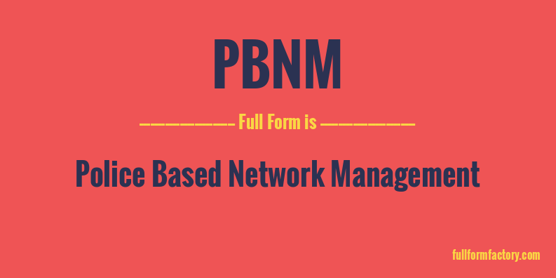 pbnm-full-form