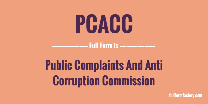 pcacc-full-form