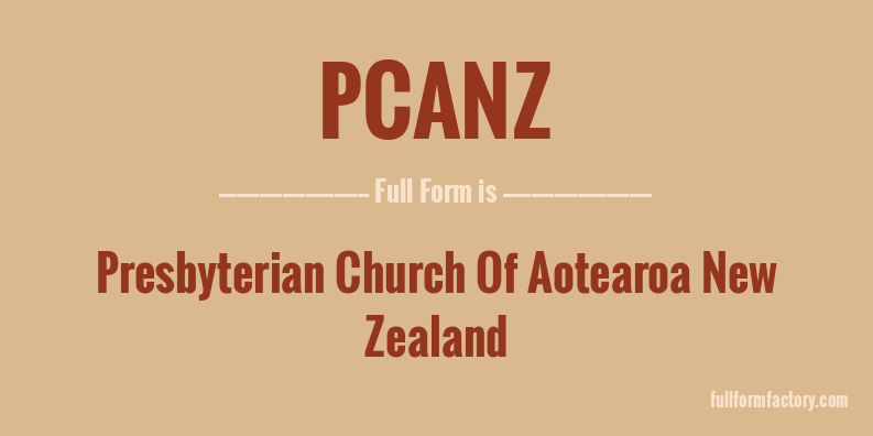 pcanz-full-form