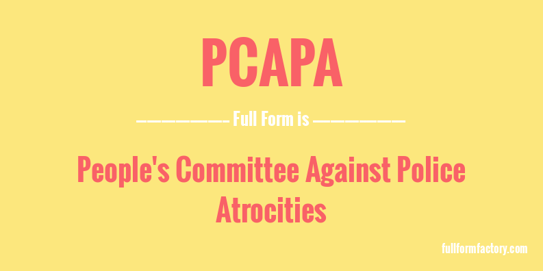 pcapa-full-form
