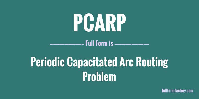 pcarp-full-form