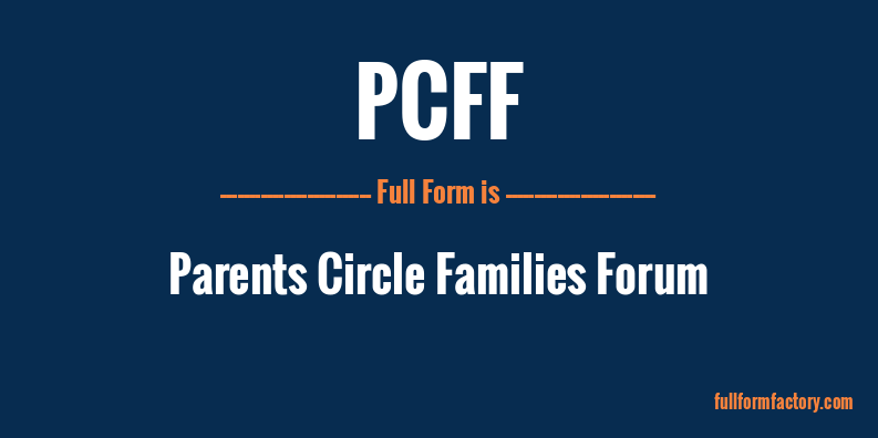 pcff-full-form