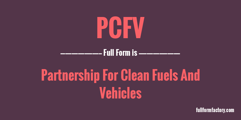 pcfv-full-form
