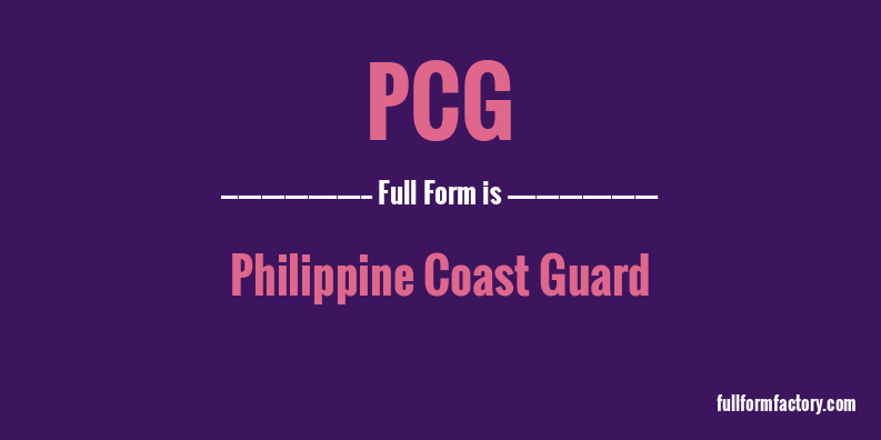 pcg-full-form