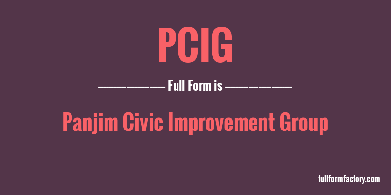 pcig-full-form