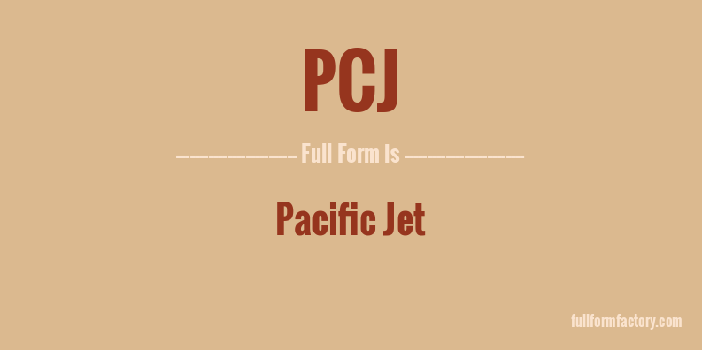 pcj-full-form
