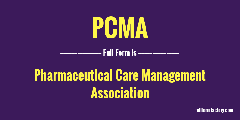 pcma-full-form