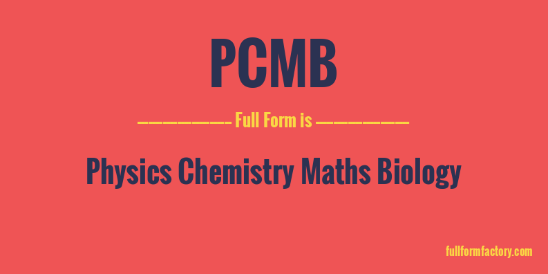 pcmb-full-form