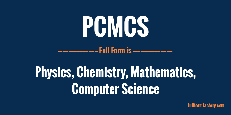 pcmcs-full-form