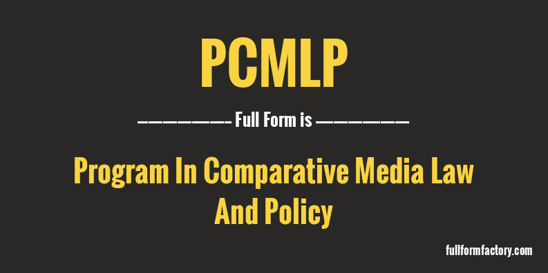 pcmlp-full-form