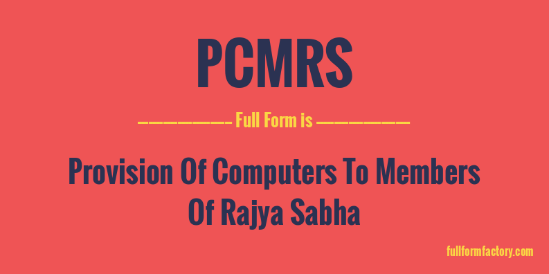 pcmrs-full-form