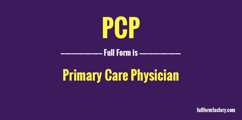 pcp-full-form