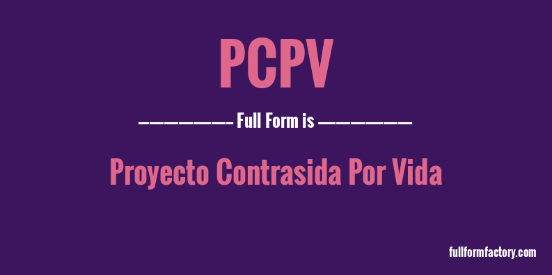 pcpv-full-form
