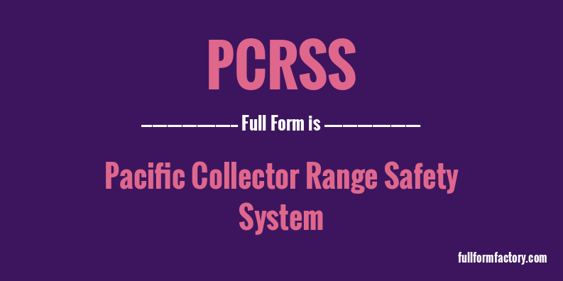 pcrss-full-form