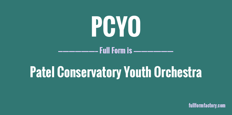 pcyo-full-form