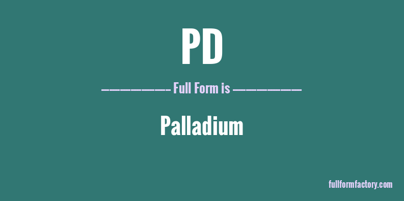 pd-full-form