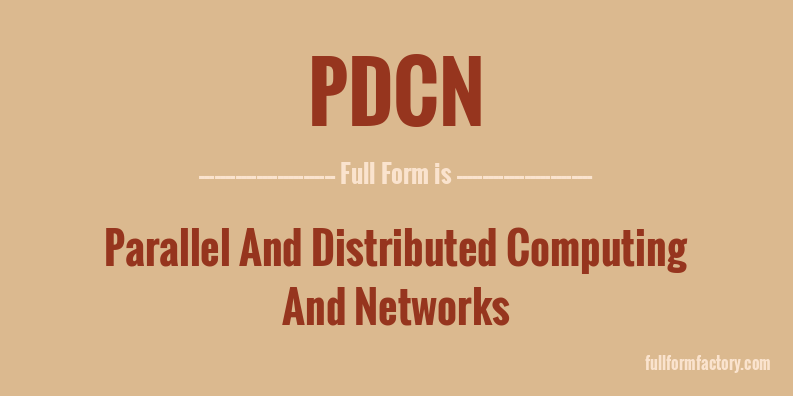 pdcn-full-form