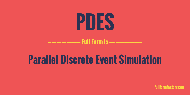 pdes-full-form